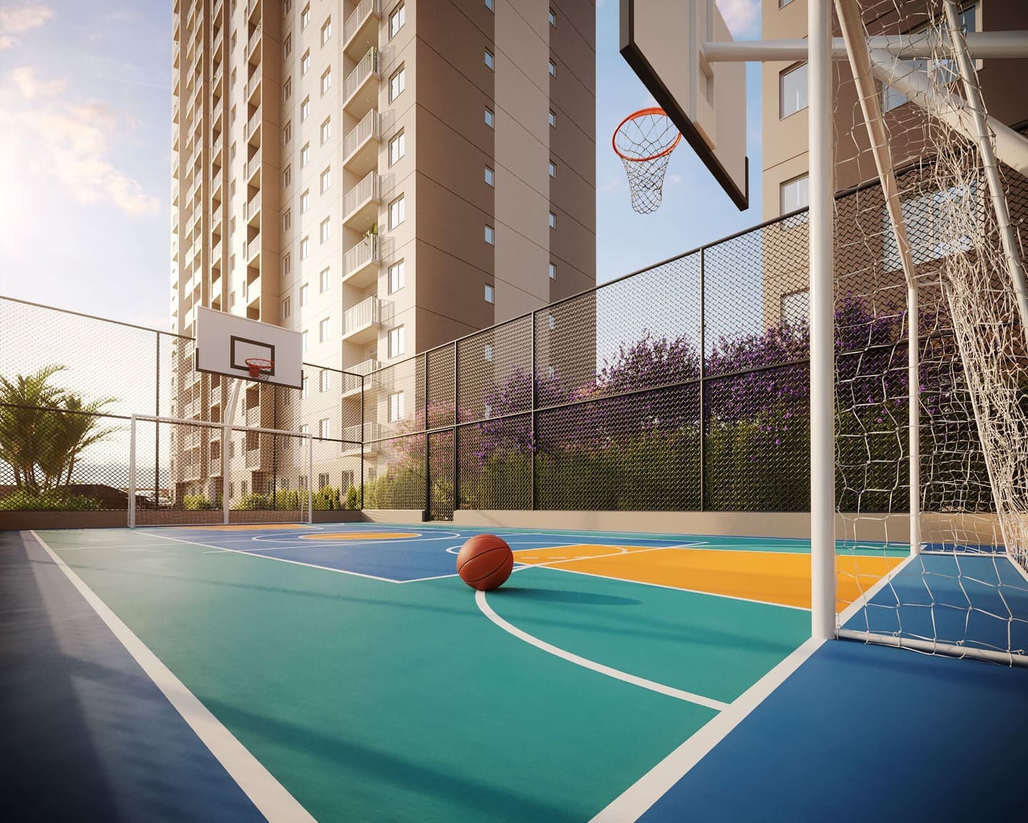 Perspectiva da Quadra dos Apartamentos Plano Vila Leopoldina