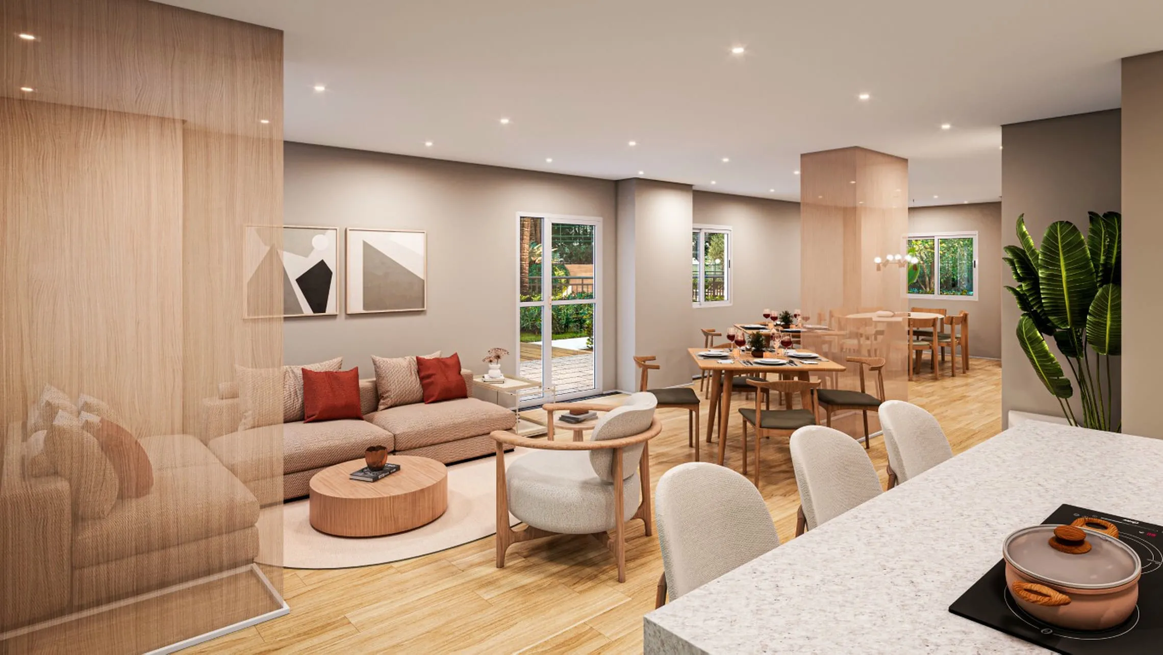 Salão de Festas Apartamentos Novvo Anália Franco